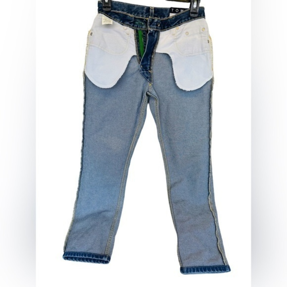 VTG Tommy‎ Hilfiger Classic Woman’s Blue Jeans 1/30 100% Cotton Made in U.S.A. - Picture 9 of 14